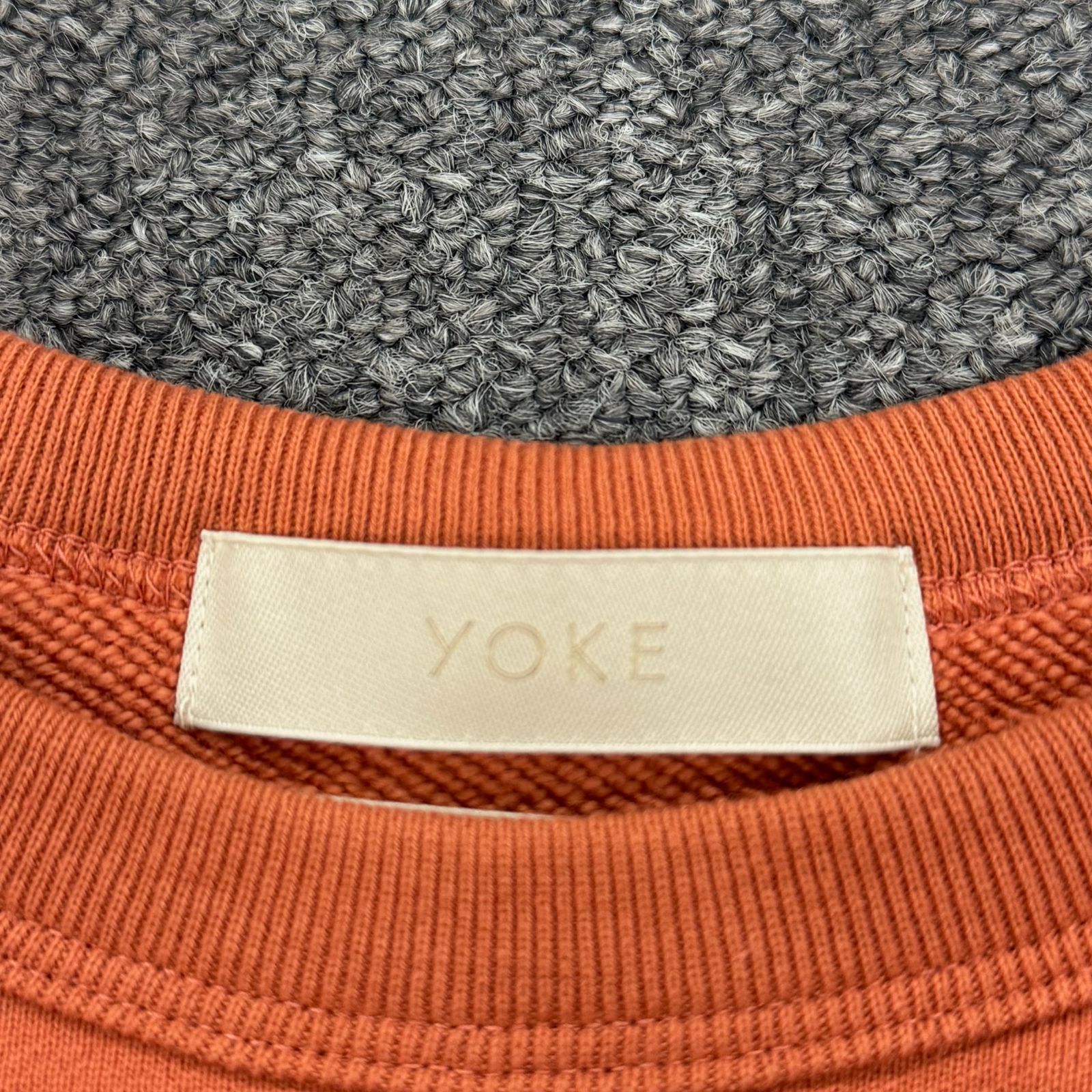 参考上代27500円 未使用 YOKE 24SS クルーネックスウェット トレーナー