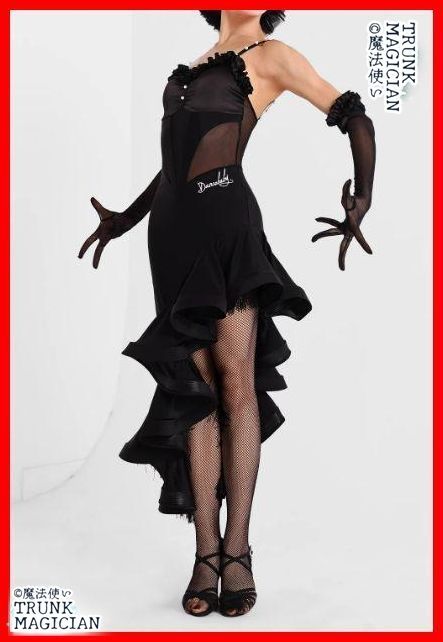 社交ダンス衣装 ラテンワンピースドレス オーダーメイド