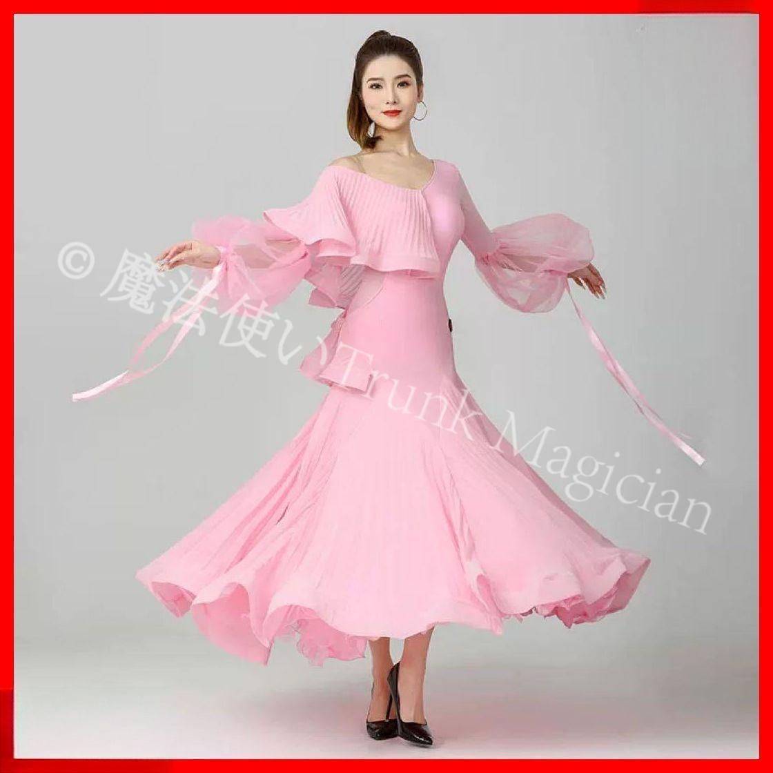  全新 競技会や発表会 デモに ドレス ドレス ダンス衣装 社交ダンス