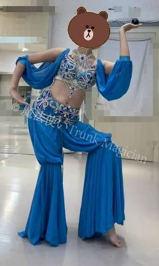 ベリーダンス衣装 オリエンタル衣装 ブラパンツ 豪華 オーダーメイド