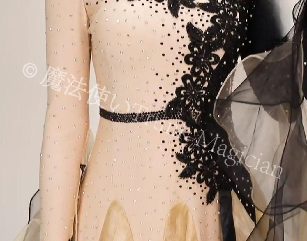 新品未使用】新品未使用社交ダンスドレス モダンダンス キラキラ