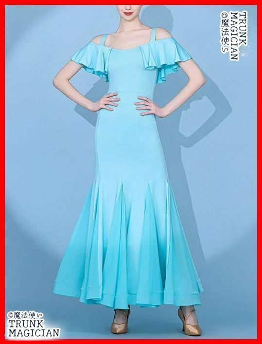 新品未使用】社交ダンスドレス スタンダード マーメイドモダンダンス