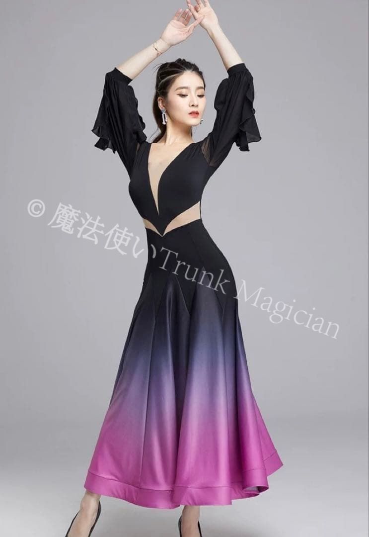 グラデーションワンピース の練習着やパーティーに