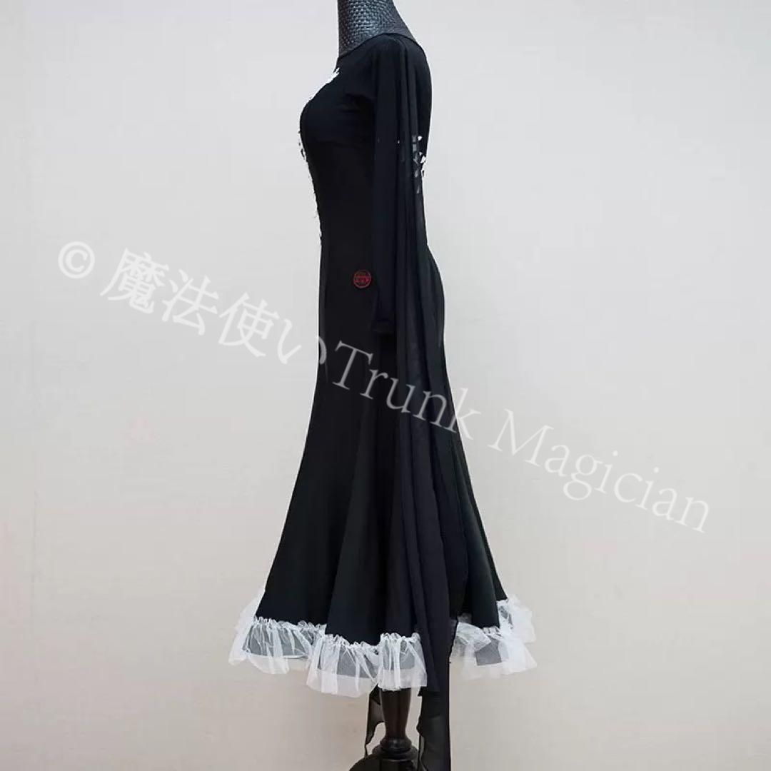  デモや競技会 ダンスパーティーに フロート付き ドレス ドレス ダンス衣装 社交ダンス