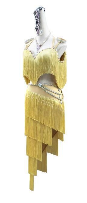 ベリーダンス オリエンタル衣装 ブラ スカート フリンジ オーダーメイド