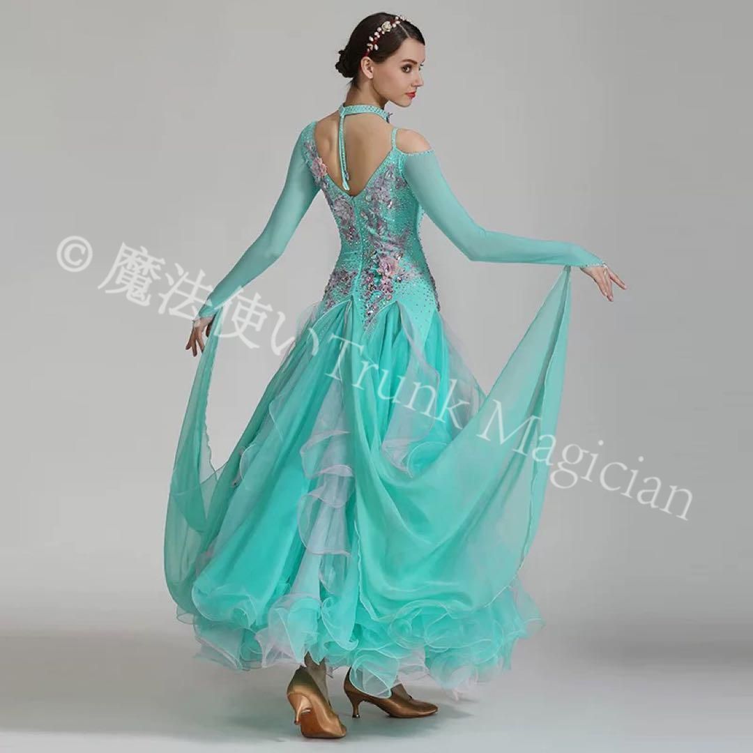  20 ドレス ダンスパーティや 発表会 競技会 デモにも ドレス ダンス衣装 社交ダンス