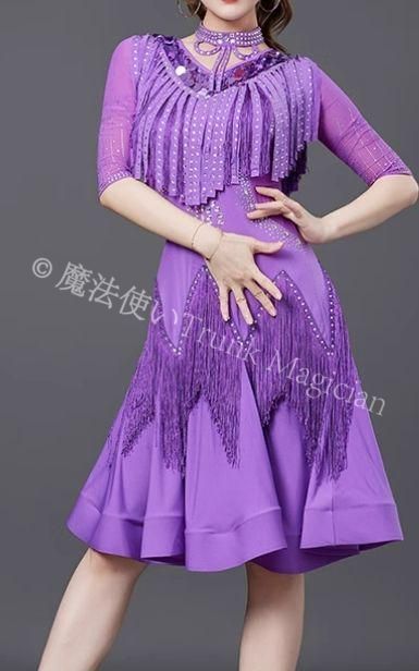 社交ダンス 衣装 スタンダード セットアップ 上下セット ツーピース