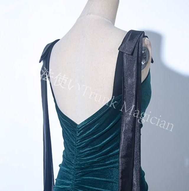 社交ダンスドレス リボン