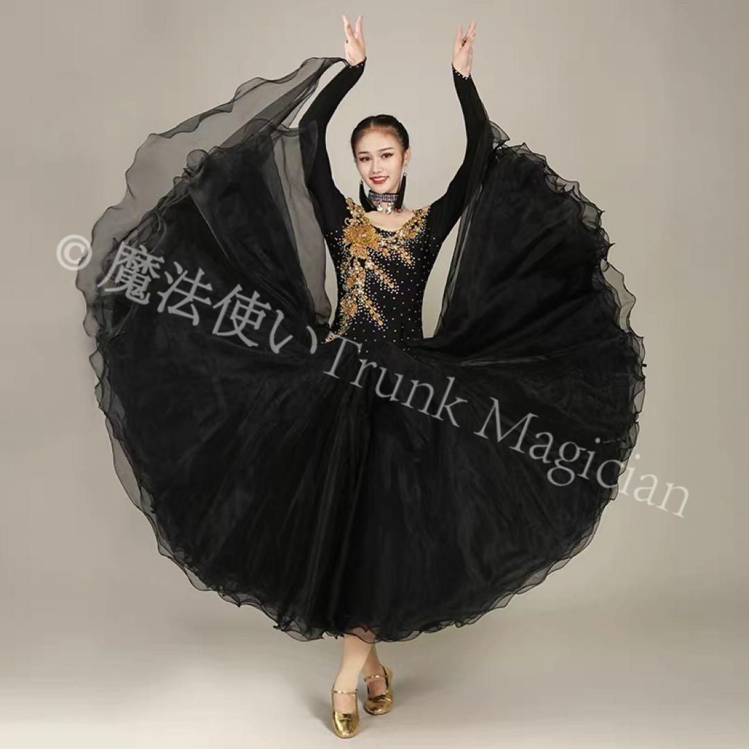 ♥ ストーン付きスタンダードドレス 競技会やデモ 発表会に最適な華やかドレス