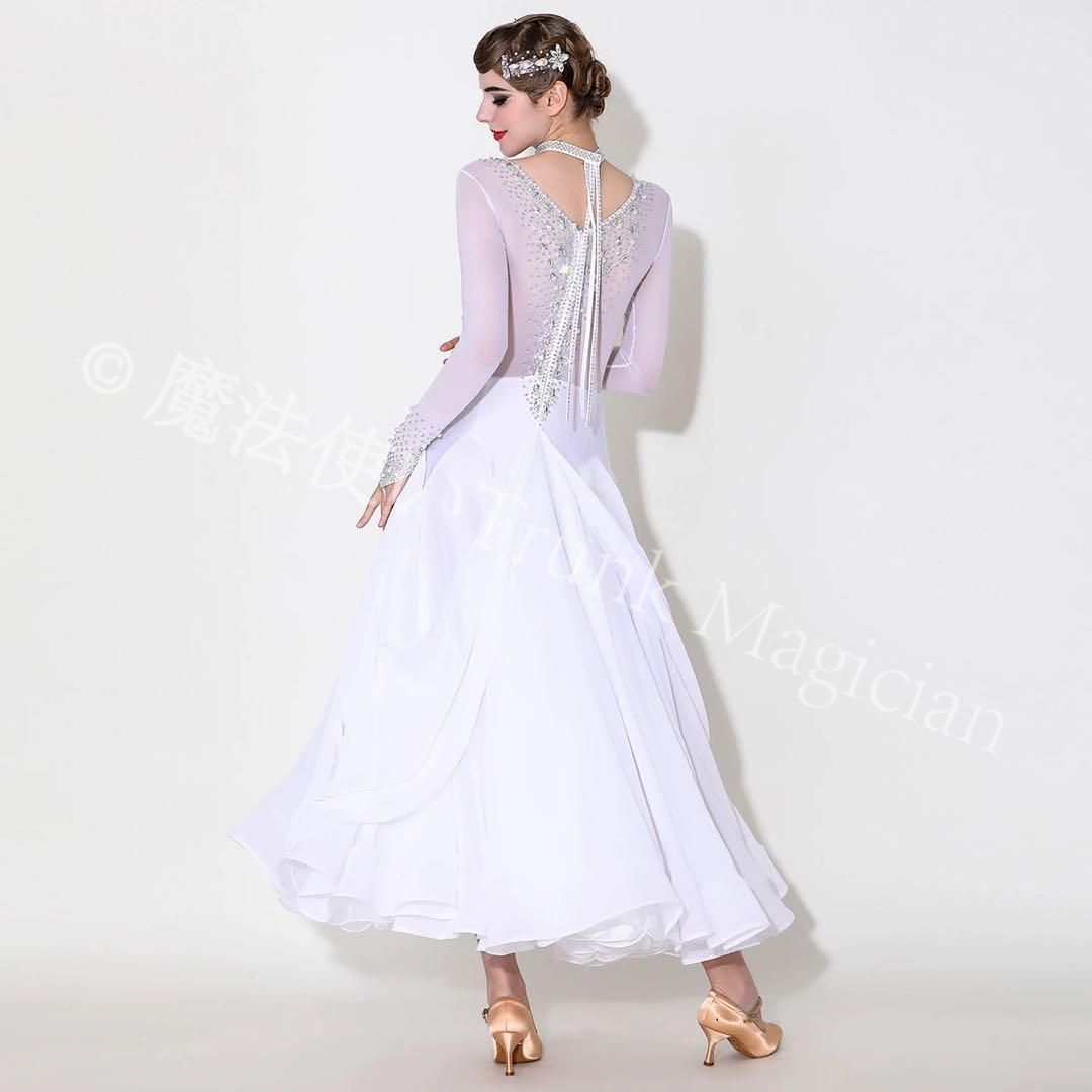 輝くストーン付き ドレス 競技会や発表会 デモに