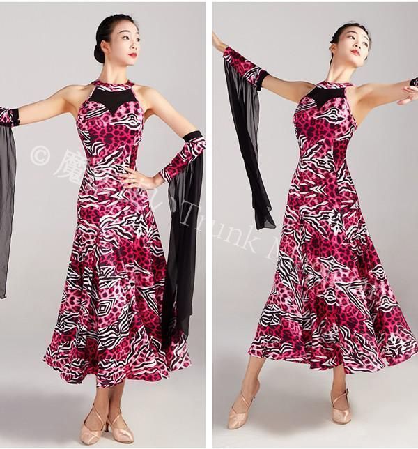 新品未使用】新品?社交ダンスドレス フロート 上品 社交ダンス衣装