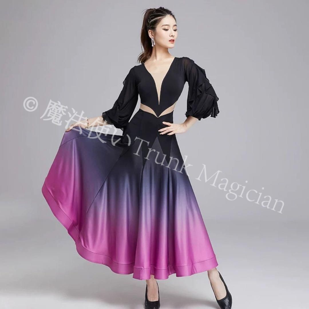 ♥ グラデーションワンピース スタンダードの練習着やパーティーにオススメ