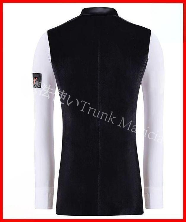 社交ダンス チャコット ベルベット メンズベスト オーダーメイド