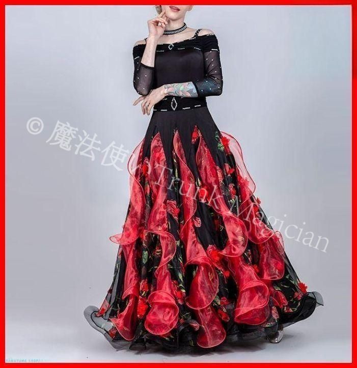 社交ダンスドレス モダンダンス ドレス オーダーメイド