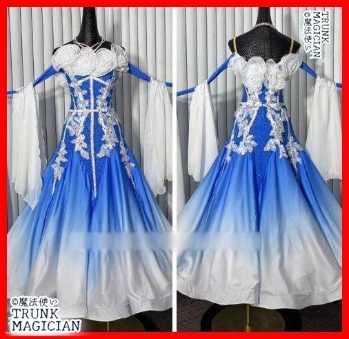 新品未使用】オーダーメイド 社交ダンス衣装 スタンダードドレス 立体