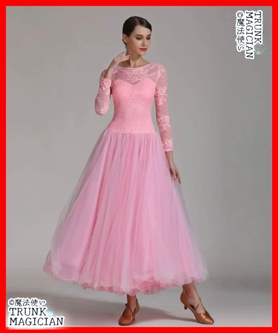 新品未使用】全新未使用 スタンダードドレス ダンス練習着☆発表会