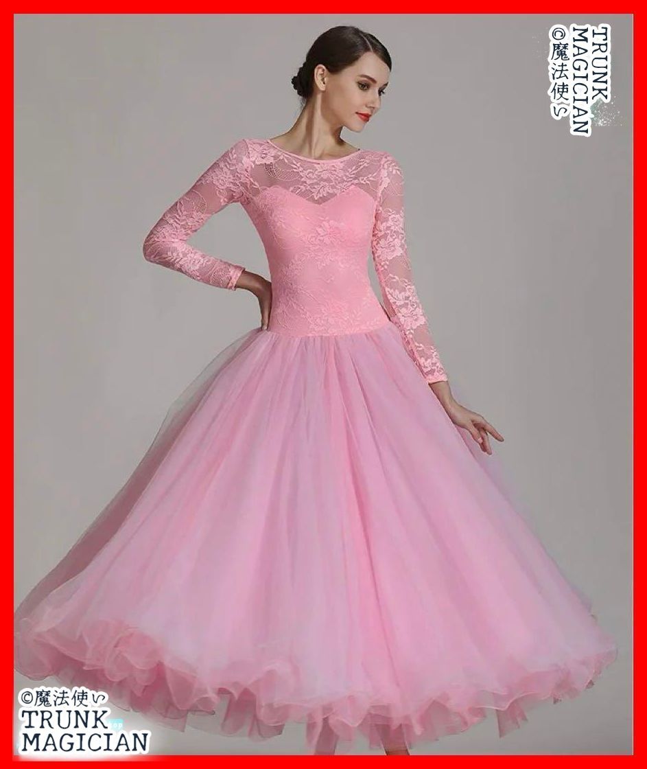 新品未使用】全新未使用 スタンダードドレス ダンス練習着☆発表会