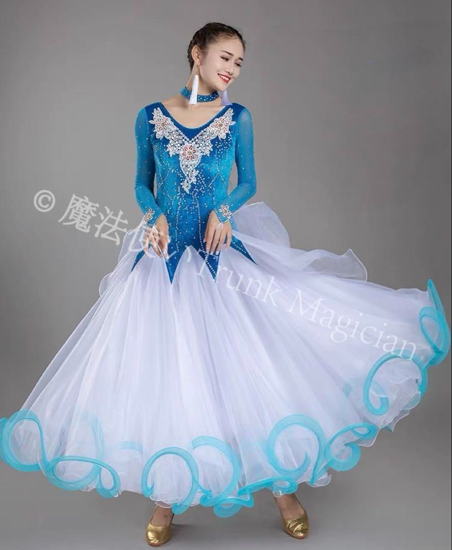 新品未使用】20スタンダードドレス?発表会やデモ、ダンスパーティ