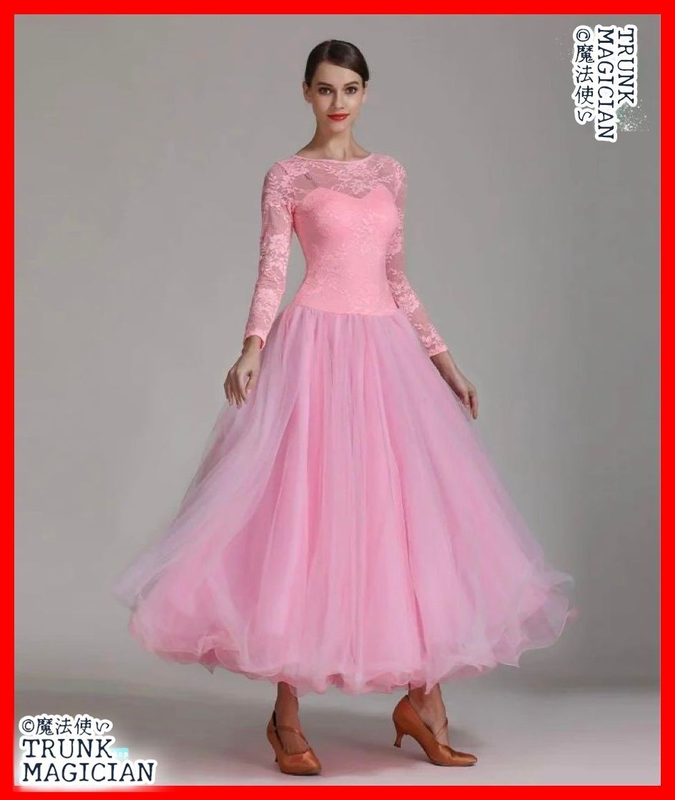 全新 ドレス ダンス練習着 発表会 デモにも最適 パーティーにも