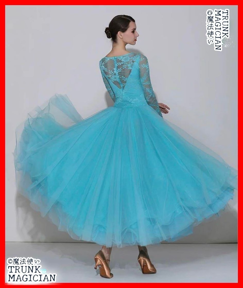 新品未使用】全新未使用 スタンダードドレス ダンス練習着☆発表会