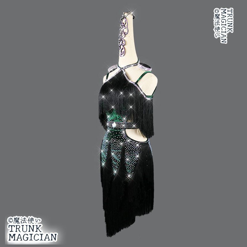 ラテンワンピースドレス