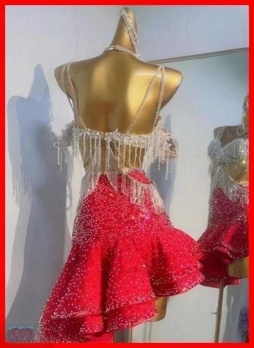 オーダーメイド 社交ダンス衣装 ラテンワンピース ラテンドレス