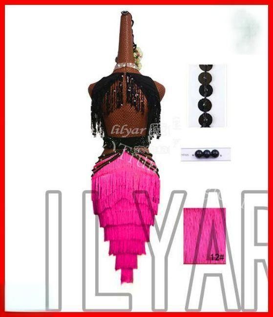 ラテンドレス ラテンワンピース ダンス衣装 ブラック ローズ オーダーメイド