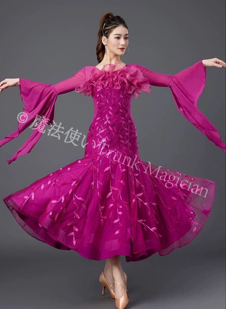 ドレス ダンスパーティーや発表会 デモに最適 エレガントな魅力