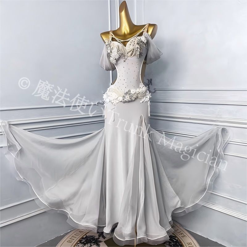 ベリーダンス オリエンタル衣装 インナー付 シルバー オーダーメイド 衣装 セット レッスン着