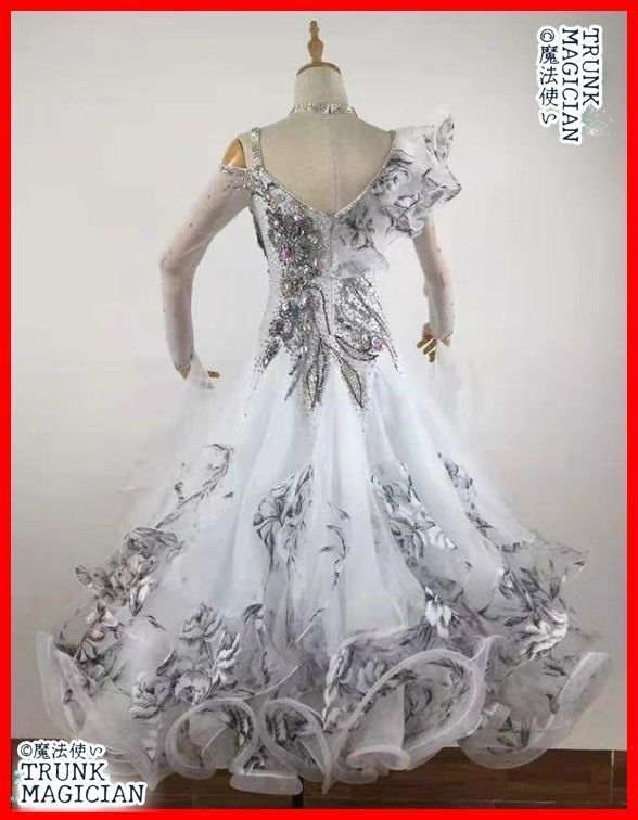 ♥ オーダーメイド 社交ダンス衣装 スタンダードドレス デザイン