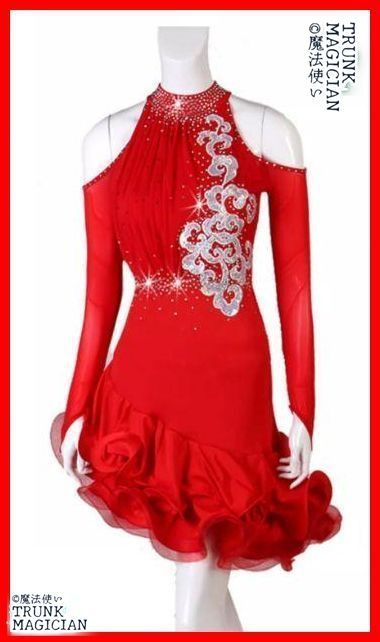  社交ダンス衣装 ラテンワンピースドレス サルサ オーダーメイド ドレス ダンス衣装 社交ダンス