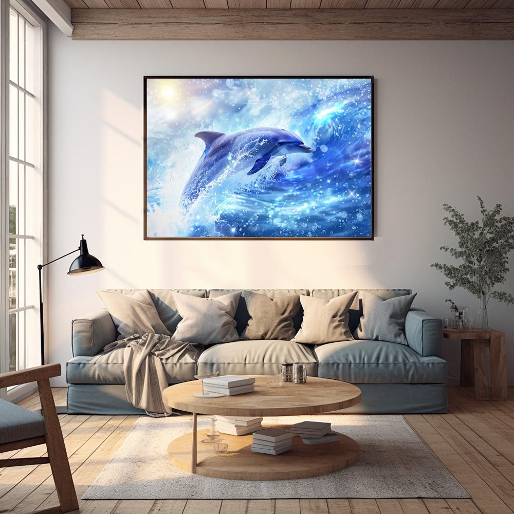 3House Terminal3 B2サイズポスター ① インテリア小物 【B1サイズ（約73x103cm）】【lh-poster-5993】イルカ