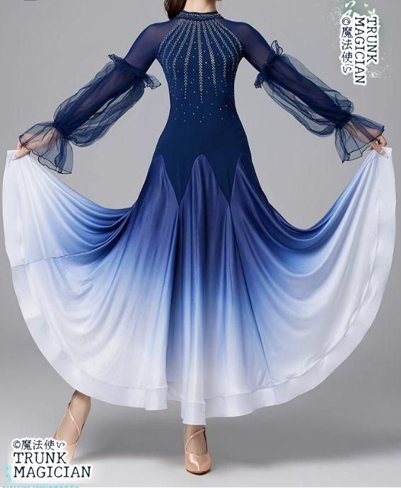 ♥ ♥社交ダンスドレス ラテンドレス 競技 デモ用 ルンバ オーダーメイド 撮影会 舞台 イベント CWF1205P456