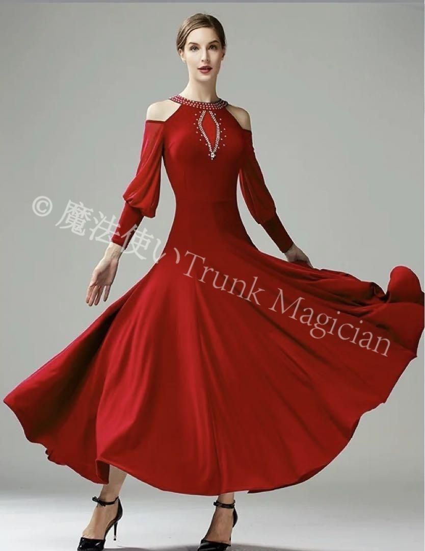 ♥ 練習着スタンダードドレス?ワンピース長袖ファスナー付