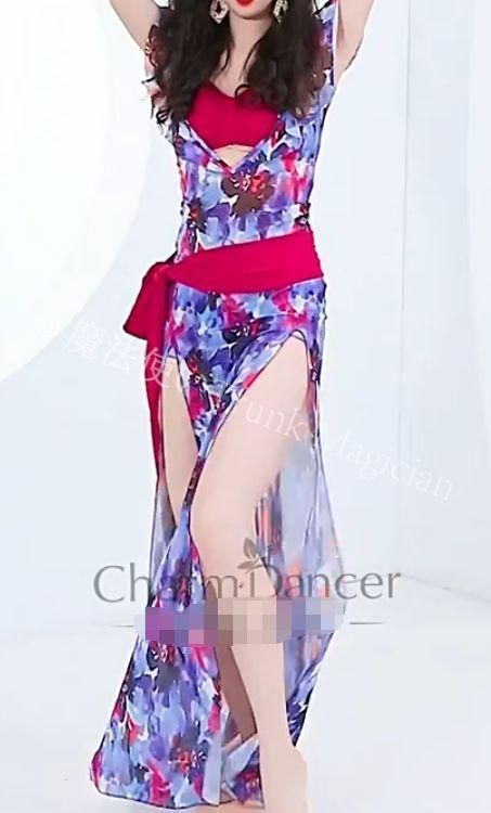 新品未使用】ベリーダンス衣装 サイーディサーディドレス ピンク