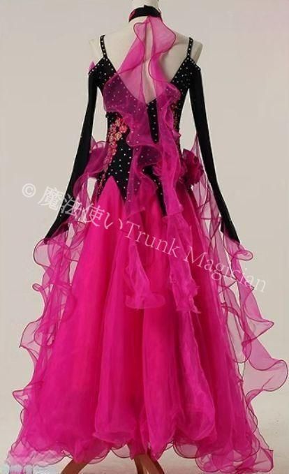 新品未使用】新品未使用社交ダンスドレス スタンダードドレス モダン