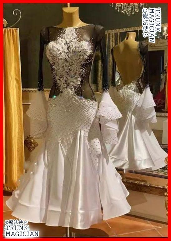 オーダーメイド 社交ダンス衣装 ストーン ドレス