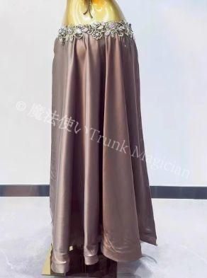  ベリーダンス衣装 トップスブラ スカート コーヒー オーダーメイド セットアップ ベリーダンス