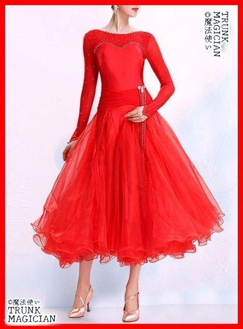  社交ダンスドレス モダンダンス ストーン オーダーメイド ドレス ダンス衣装 社交ダンス