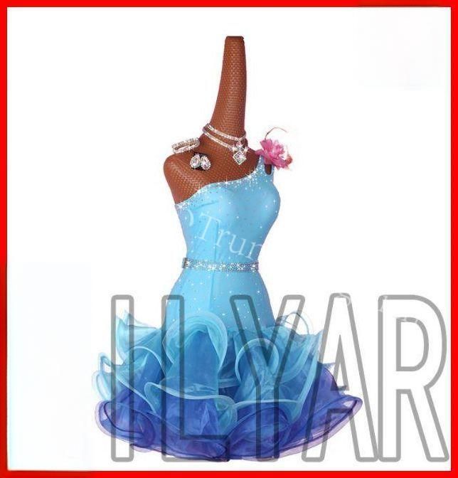 新品未使用】社交ダンス衣装 ラテンワンピースドレス ベルト付