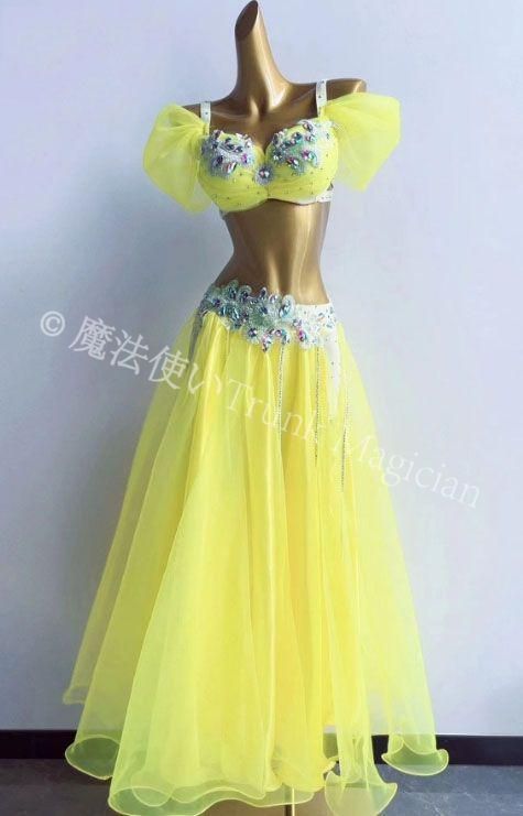 新品未使用】セール ベリーダンス衣装 体型カバー ブラスカート 2色