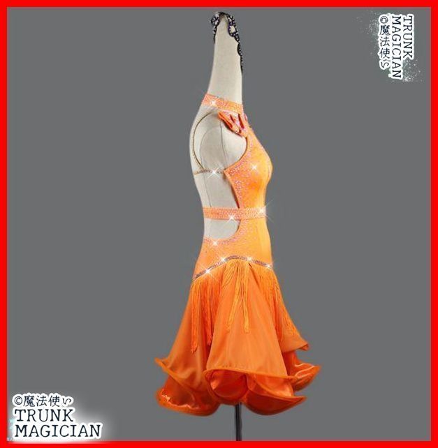 ラテンワンピースドレス