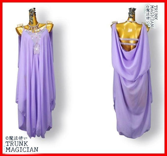 社交ダンスドレス ラテンドレス デモ ルンバ ストーン オーダーメイド