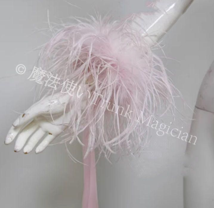 新品未使用】オーストリッチフロート 羽根 リボン 社交ダンス モダン