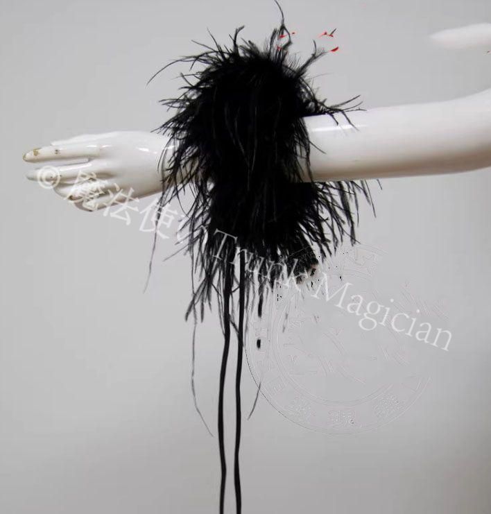 新品未使用】オーストリッチフロート 羽根 リボン 社交ダンス モダン