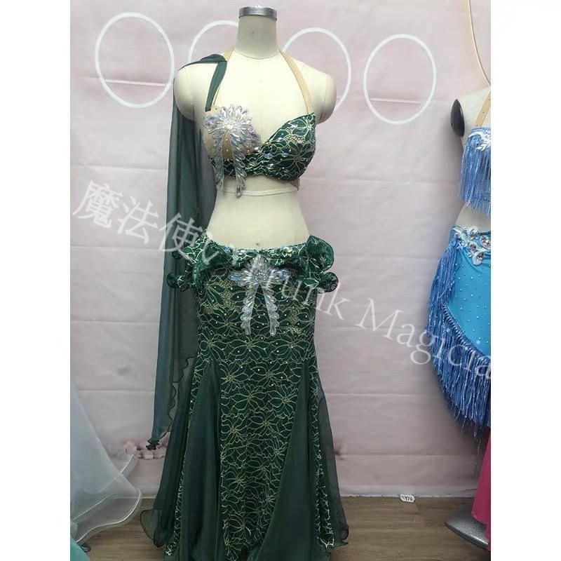 新品未使用】ベリーダンス衣装 上下セット ブラ スカート オーダー