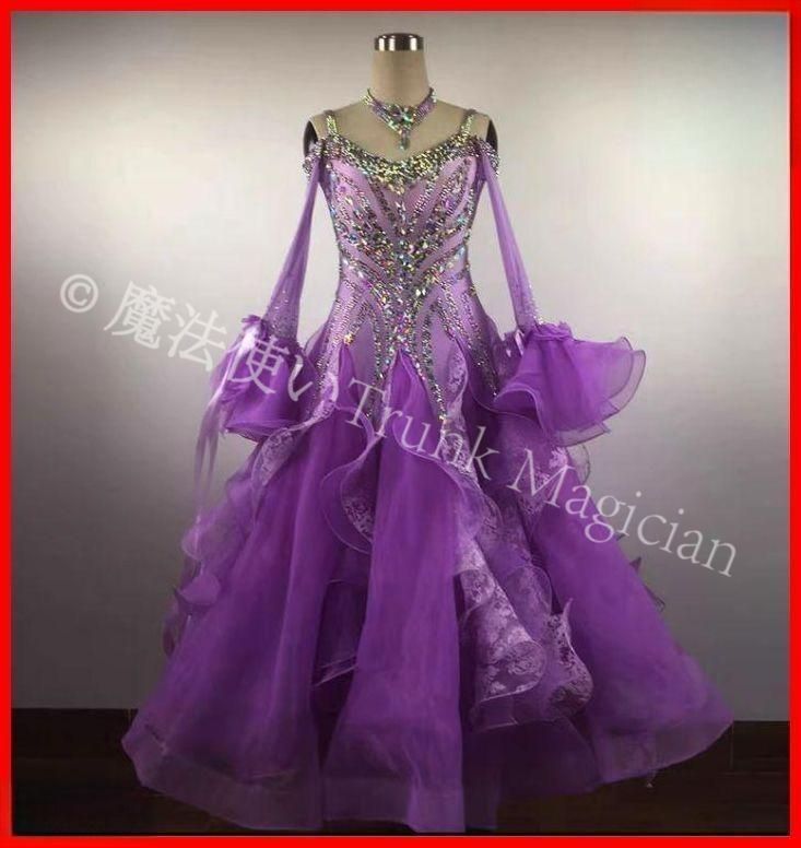 ♥ オーダーメイド 社交ダンス衣装 スタンダードドレス