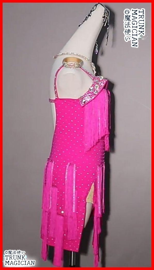 ラテンダンス フリンジ アクセサリー付 社交ダンス衣装 オーダーメイド ラテンダンス フリンジ アクセサリー付 社交ダンス衣装 オーダーメイド