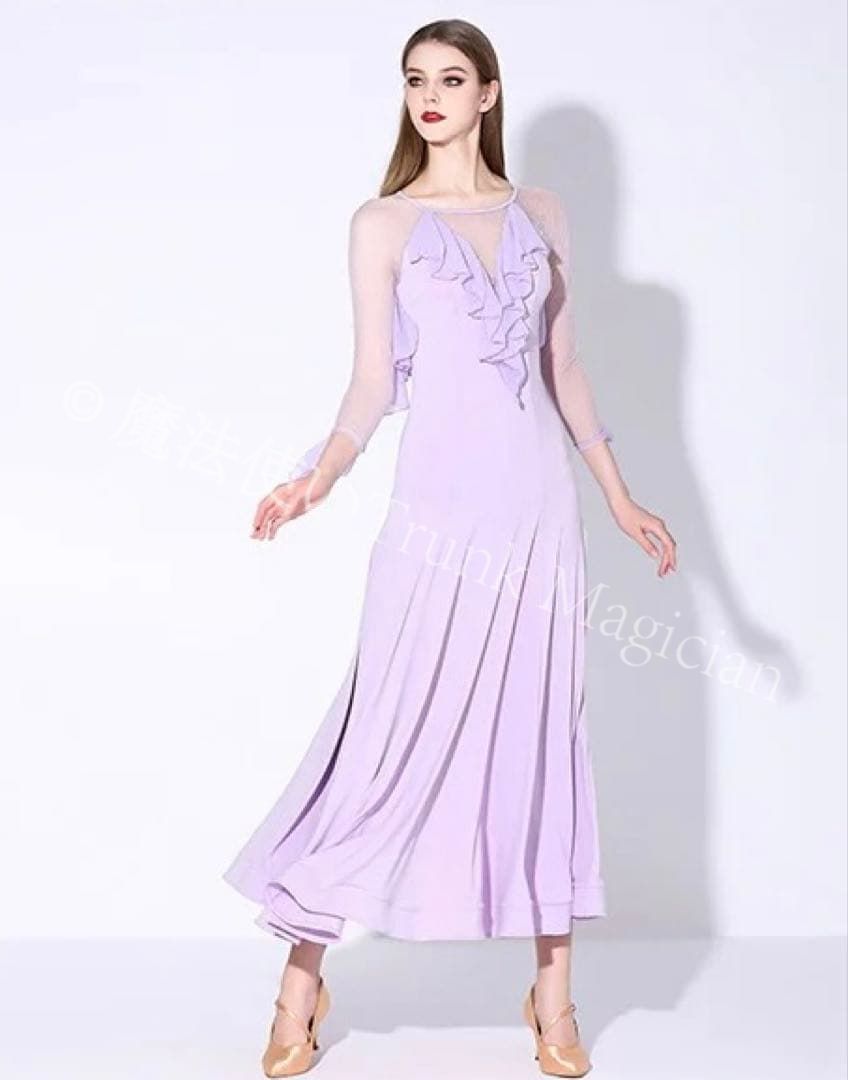 の練習に ワンピースタイプ練習着ダンスパーティーにも