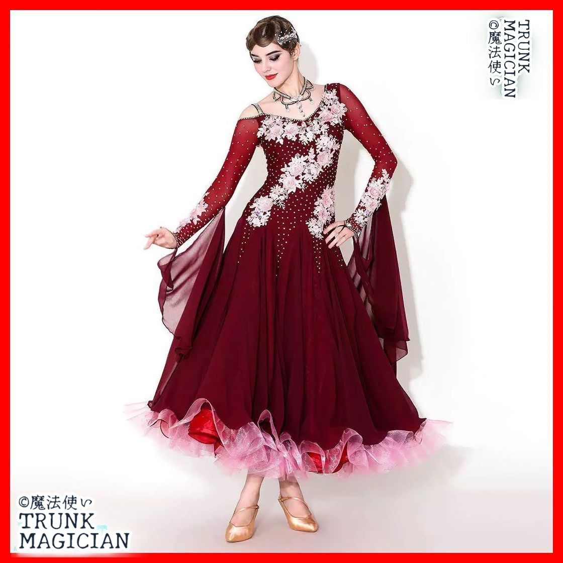 全新 ドレス スカートが魅力的なデザイン 競技会やデモでも